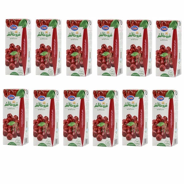 تصویر 1 از فروش آبمیوه پاکتی آلبالو + قیمت خرید به صرفه